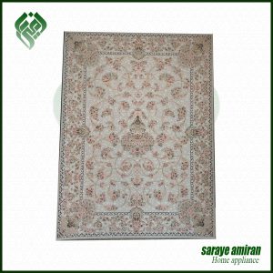 فرش روژین9 متری نقره ای 1200 شانه